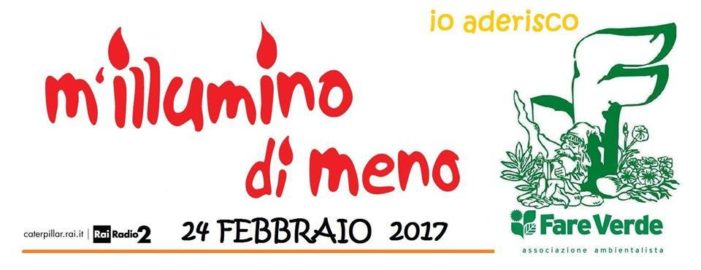 “M’illumino di meno” 2017:  Fare Verde Campania aderisce alla giornata di risparmio energetico giunta alla tredicesima edizione