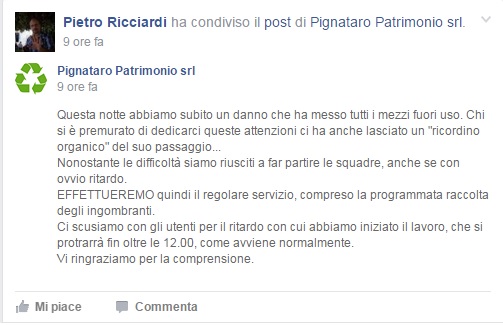 Ancora episodi di vandalismo a Pignataro: nel mirino i mezzi della Patrimonio