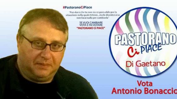 Elezioni amministrative 2017: Antonio Bonaccio (Pastorano ci piace) si presenta agli elettori