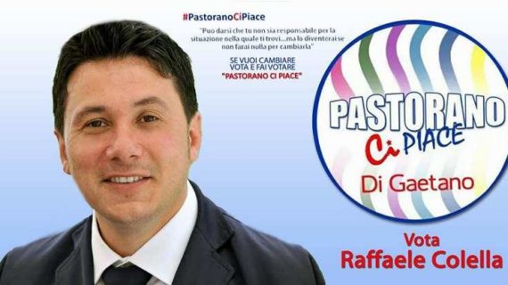 Elezioni amministrative 2017: Raffaele Colella (Pastorano ci piace) si presenta agli elettori pastoranesi