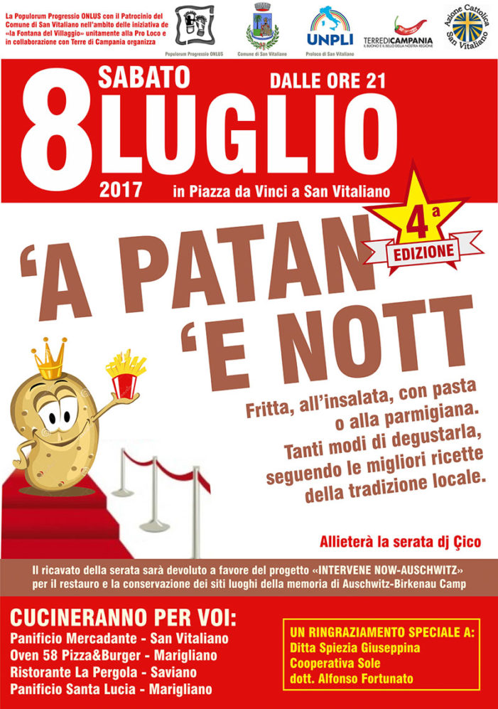 IV edizione de ‘A Patane ‘e Notte, la regina dell’Agro Nolano