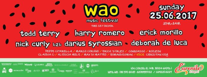 Wao Music Festival, l’evento targato We Are One in scena all’Arenile di Bagnoli