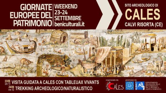 Il 23 e 24 Settembre le Giornate Europee del Patrimonio al sito archeologico di Cales