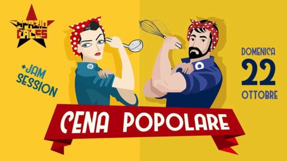 Domenica 22 ottobre cena sociale di autofinanziamento per un tetto per il Cales