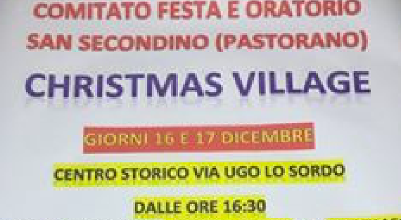 Il 16 e il 17 dicembre arriva il Christmas Village a San Secondino di Pastorano