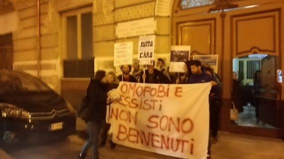 I miitanti dello Spazio Cales contestano Adinolfi e lanciano l’assemblea di sabato 18 novembre