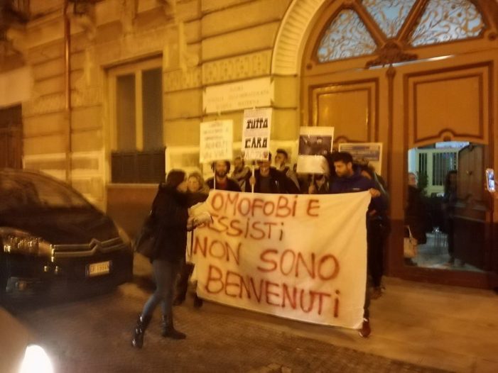 I miitanti dello Spazio Cales contestano Adinolfi e lanciano l’assemblea di sabato 18 novembre