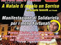 A Salerno cresce l’attesa per la manifestazione di Solidarieta’ “A Natale ti regalo un sorriso con l’attore Angelo Iannelli e friends