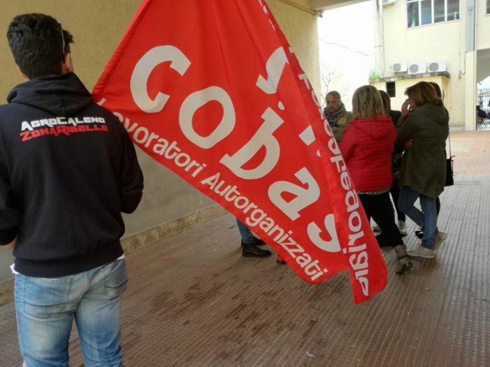 Presdio delle commesse Eurospin di Sparanise al Comune. Spazio Cales e S.I.Cobas al loro fianco per la tutela dei posti di lavoro