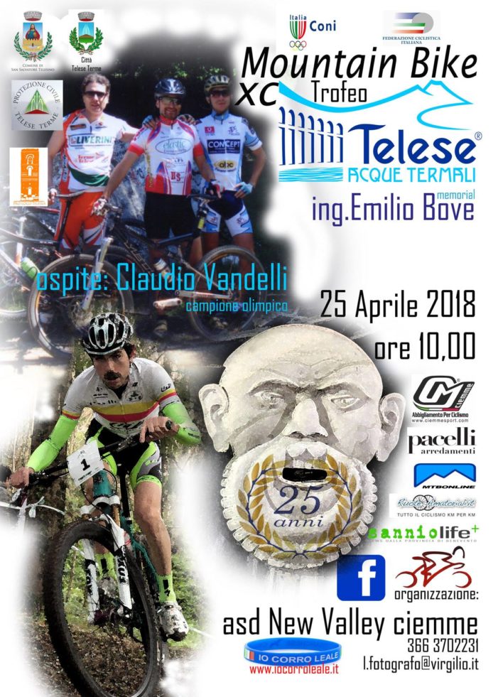 Telese Terme e la mountain bike in tandem con il Memorial Emilio Bove