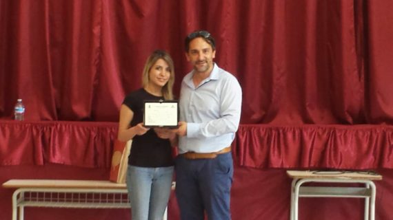 Progetto Spa di educazione alimentare, l’Amministrazione premia la dottoressa Merolillo