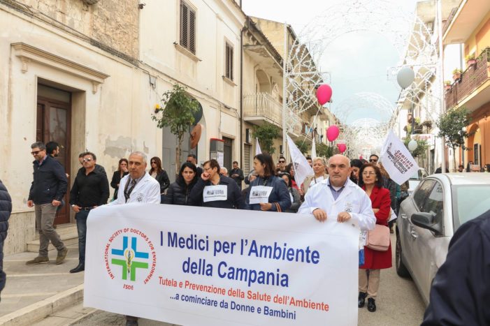 ll biologo Merola di “Medici per l’Ambiente” esegue lo “screening” all’Agro Caleno-Stellato