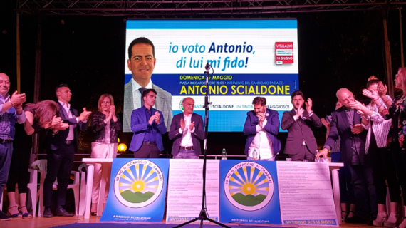 Il video del comizio elettorale della lista “Io ho il coraggio di cambiare” con Antonio Scialdone “Sindaco”.