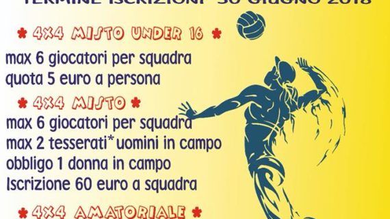 La pallavolo non va in vacanza: primi appuntamenti dei tornei estivi organizzati dalle società locali