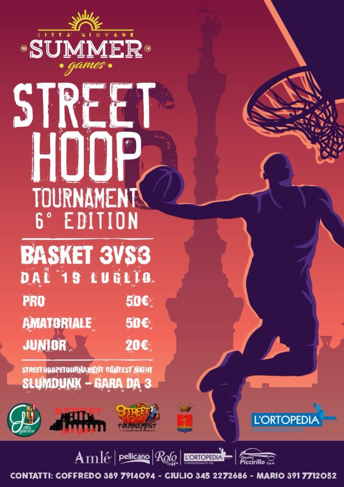 Street Stuff e Città Giovane: in villa comunale ritorna il torneo di basket con tante novità