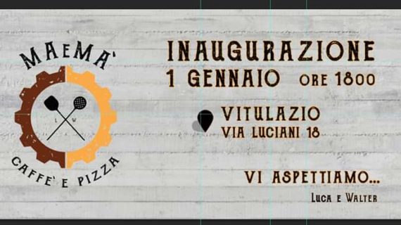 Dal talento di un barman e l’abilità di un pizzaiolo in via Luciani apre il “Maema’ – Caffè & Pizza”