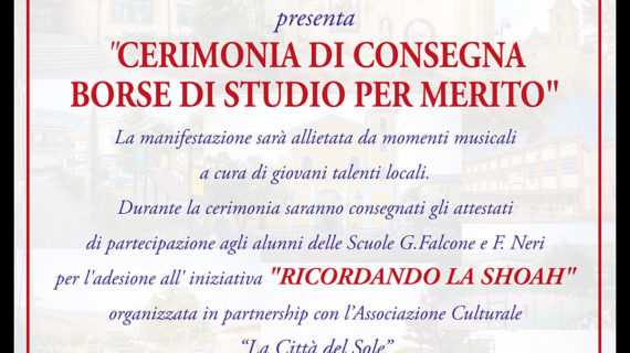 Al via la tre giorni di commemorazioni in ricordo della Shoah con “La Città del Sole”