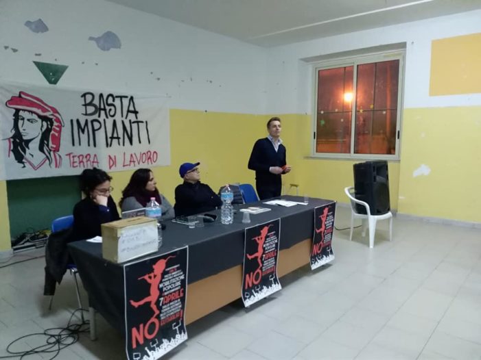 Pignataro, il dibattito sulla Terra dei fuochi in attesa della mobilitazione del 7 aprile