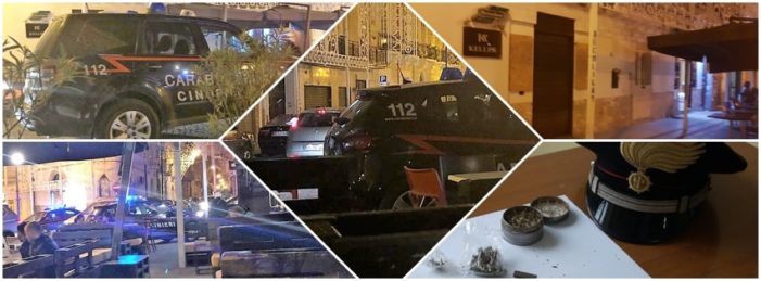 Arrestato Genny del Bar Keller. I Carabinieri con i cani antidroga trovano un panetto di hashish di circa 100 grammi nel noto locale della “movida vitulatina”