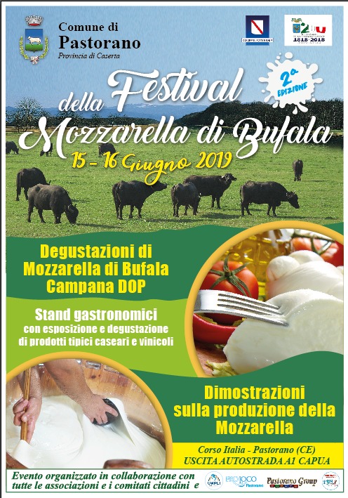 Pastorano, il 15 e il 16 giugno torna il Festival della Mozzarella di Bufala. Lo annuncia l’Amministrazione