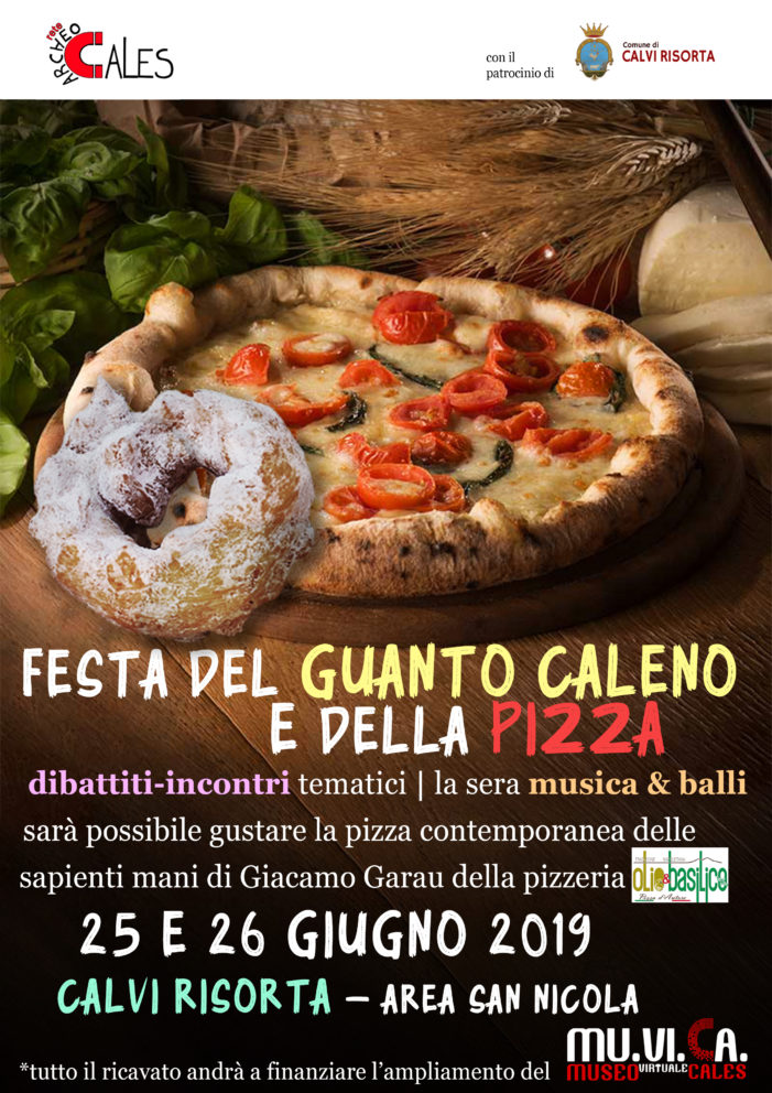 il 25 e 26 Giugno a Calvi Festa del Guanto Caleno e della Pizza per sostenere il MuViCa