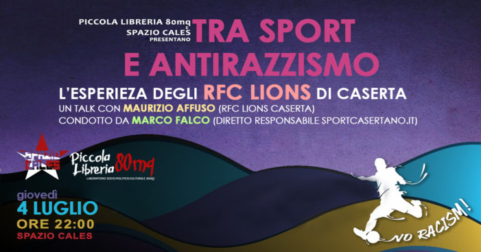 Due giorni di appuntamenti con sport e musica antirazzista con Spazio Cales e 80mq