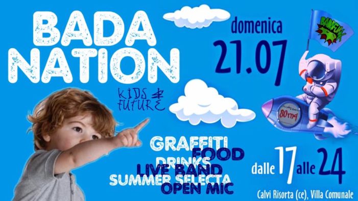 Domenica 21 Luglio: Musica, libri, pittura e cibo per i Diritti per l’infanzia a Calvi Risorta