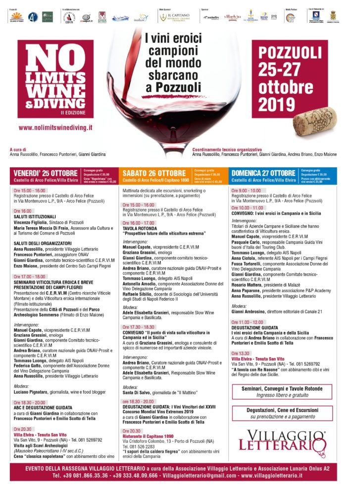 Presentata a Palazzo Migliaresi la rassegna “No Limits Wine Diving”