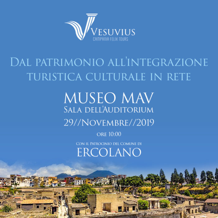 Il 29 novembre il Meeting “Vesuvius Campania Felix: dal patrimonio all’integrazione culturale in rete”