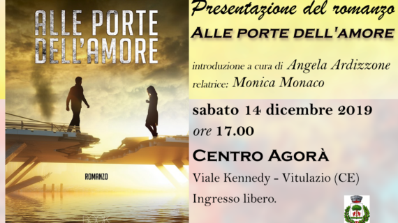 Vitulazio, sabato 14 dicembre sarà presentato il romanzo “Alle porte dell’amore”