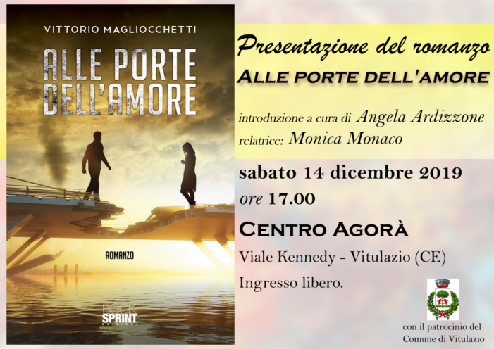 Vitulazio, sabato 14 dicembre sarà presentato il romanzo “Alle porte dell’amore”