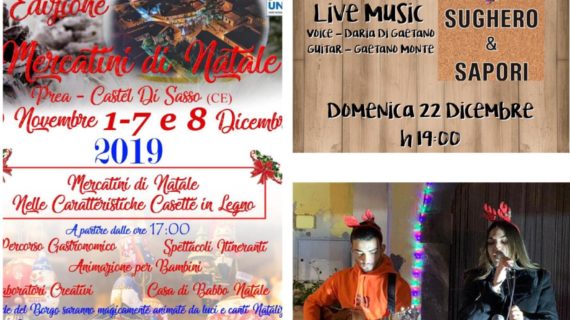 Pastorano, performance natalizia per il duo Daria Di Gaetano e Gaetano Monte