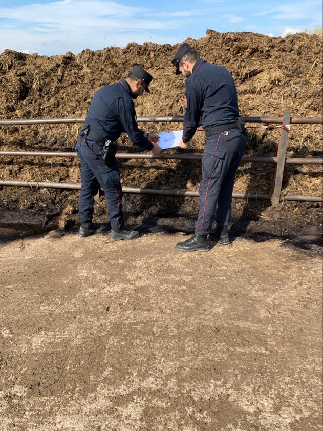 Sequestrato un lagone abusivo profondo 2 metri colmo di liquami smaltiti illegalmente