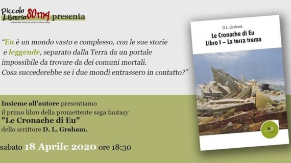 Presentazione del libro fantasy “Le cronache di eu” sulla pagina fb della Piccola Libreria 80mq