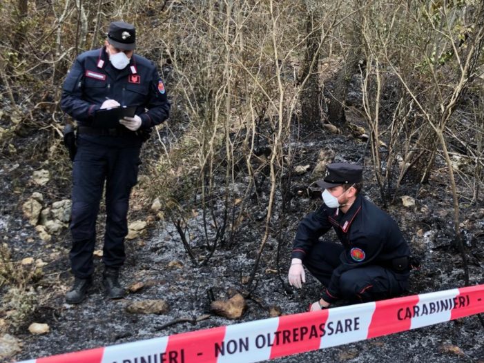 Avrebbe incendiato 106 ettari di montagna: nei guai un allevatore sessantasettenne