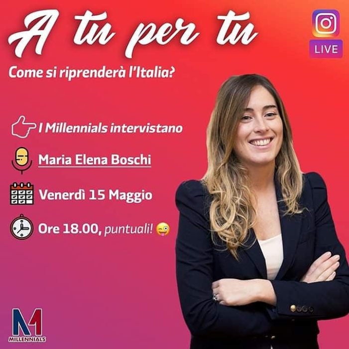 “Come si riprenderà l’Italia?”: venerdì 15 maggio se ne parlerà sulla pagina Instagram dei millennials