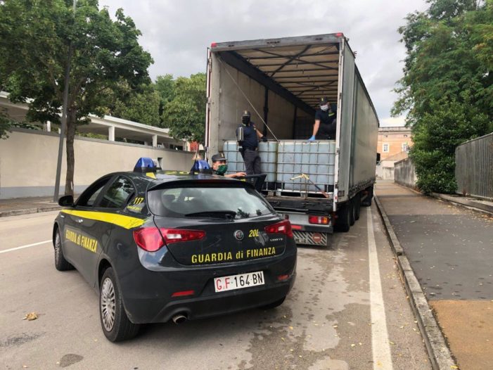 Sequestrato un autoarticolato con a bordo 24 tonnellate di gasolio di contrabbando