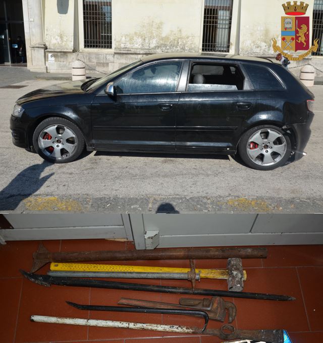 Blitz della Polizia di Stato: arrestati i componenti della banda dell’Audi nera