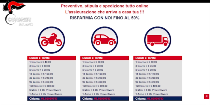 Sgominata una banda esperta in truffe: ordinanza cautelare per sedici persone