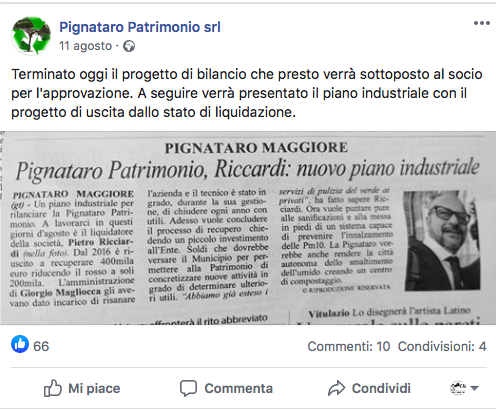 Grandi risate dei buontemponi della piazza: il “Piano triennale di prevenzione della corruzione” e il “Codice di comportamento dei dipendenti” della “Pignataro patrimonio srl in liquidazione” il liquidatore Pietro Ricciardi li ha copiati da prestampati di enti della Valle d’Aosta – Ecco i documenti