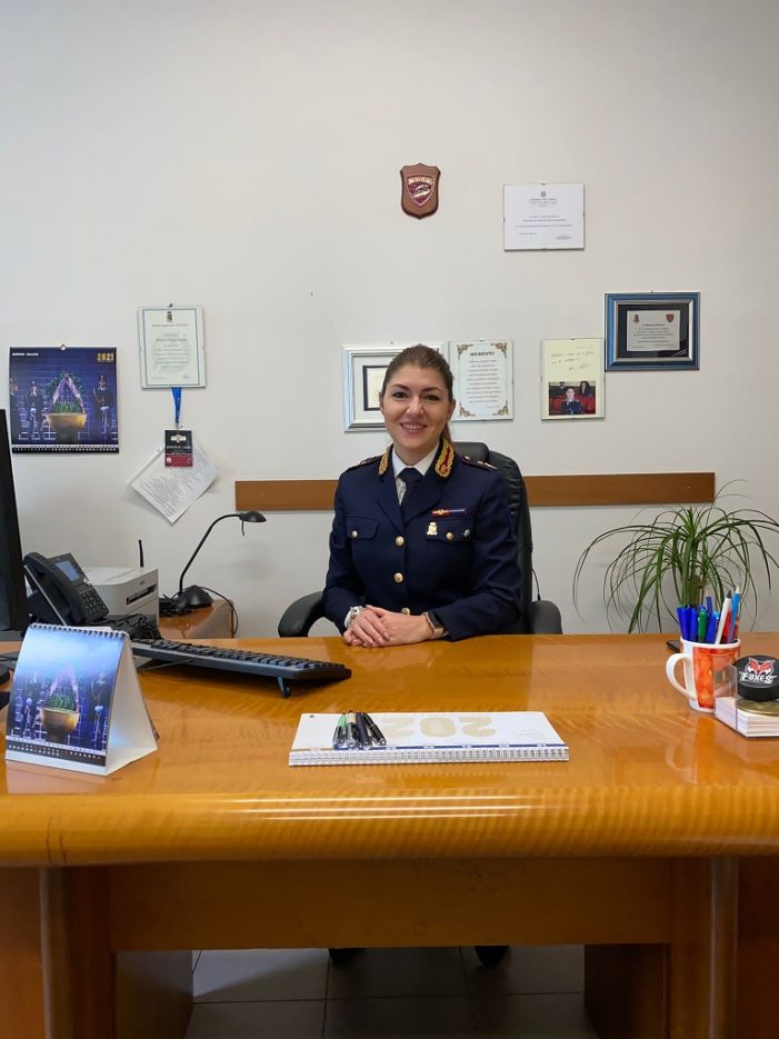 Polizia di Stato, la Maria Chiara Bacca è il vice dirigente del Commissariato di Aversa