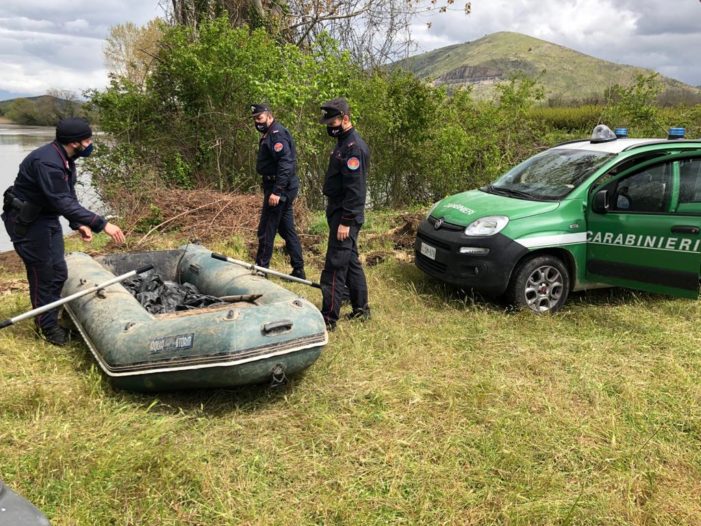 Pesca di frodo a “Le Salicelle”: i carabinieri forestale sorprendono un bracconiere ittico